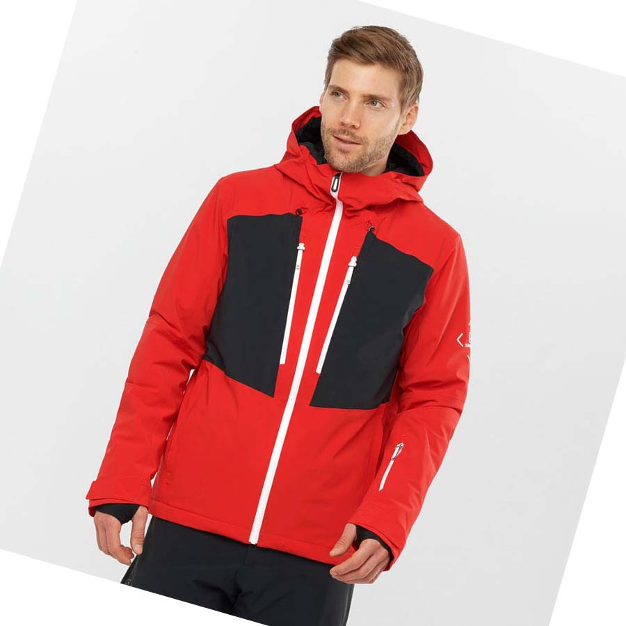 Salomon HIGHLAND INSULATED Erkek Ceket Kırmızı | TR 3294HAP